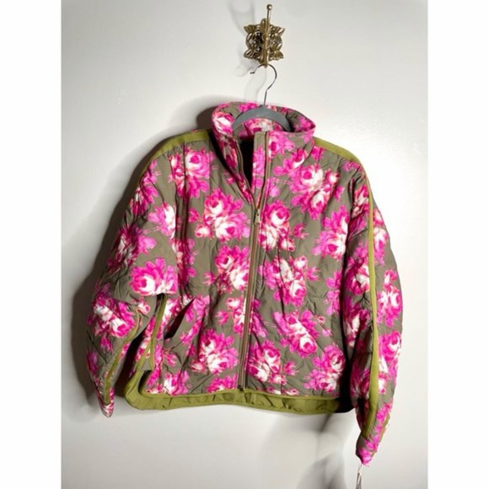 Free People Printed Pippa Packable Puffer Jacket—RARE sold-out color—size S